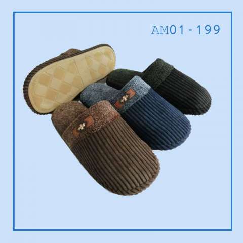 Winter Men Indoor Soft Slipper